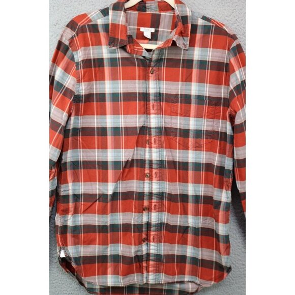 Fossil Men's Plaid Button-Up Shirt-Size Medium - Picture 2 of 9